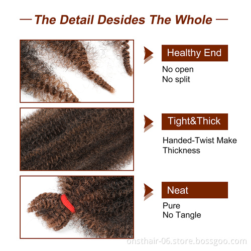 ONST Marley Hair 24 Inches  Long Crochet Hair Braids For Women Synthetic  Braiding Hair Extension Dreadlock Hair Bundles